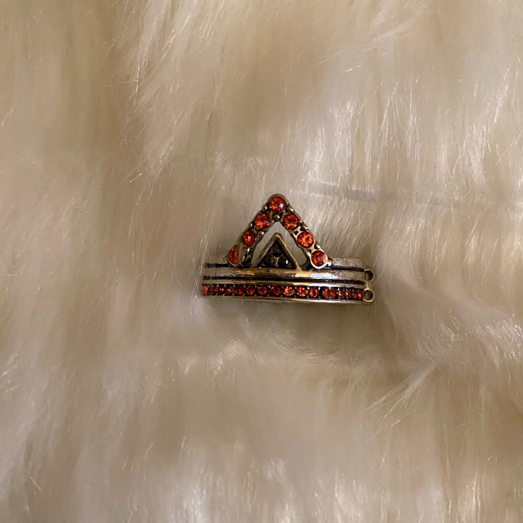 Orange Triangular Ring